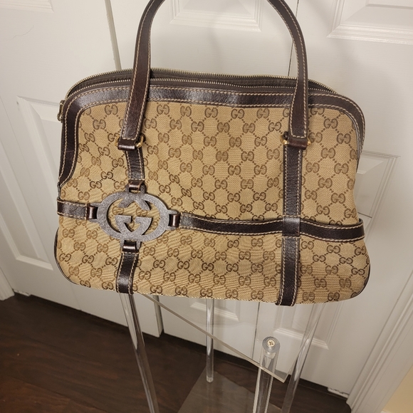 Gucci Monogram Royal Dark Brown Hobo Bag - Picture 6 of 15